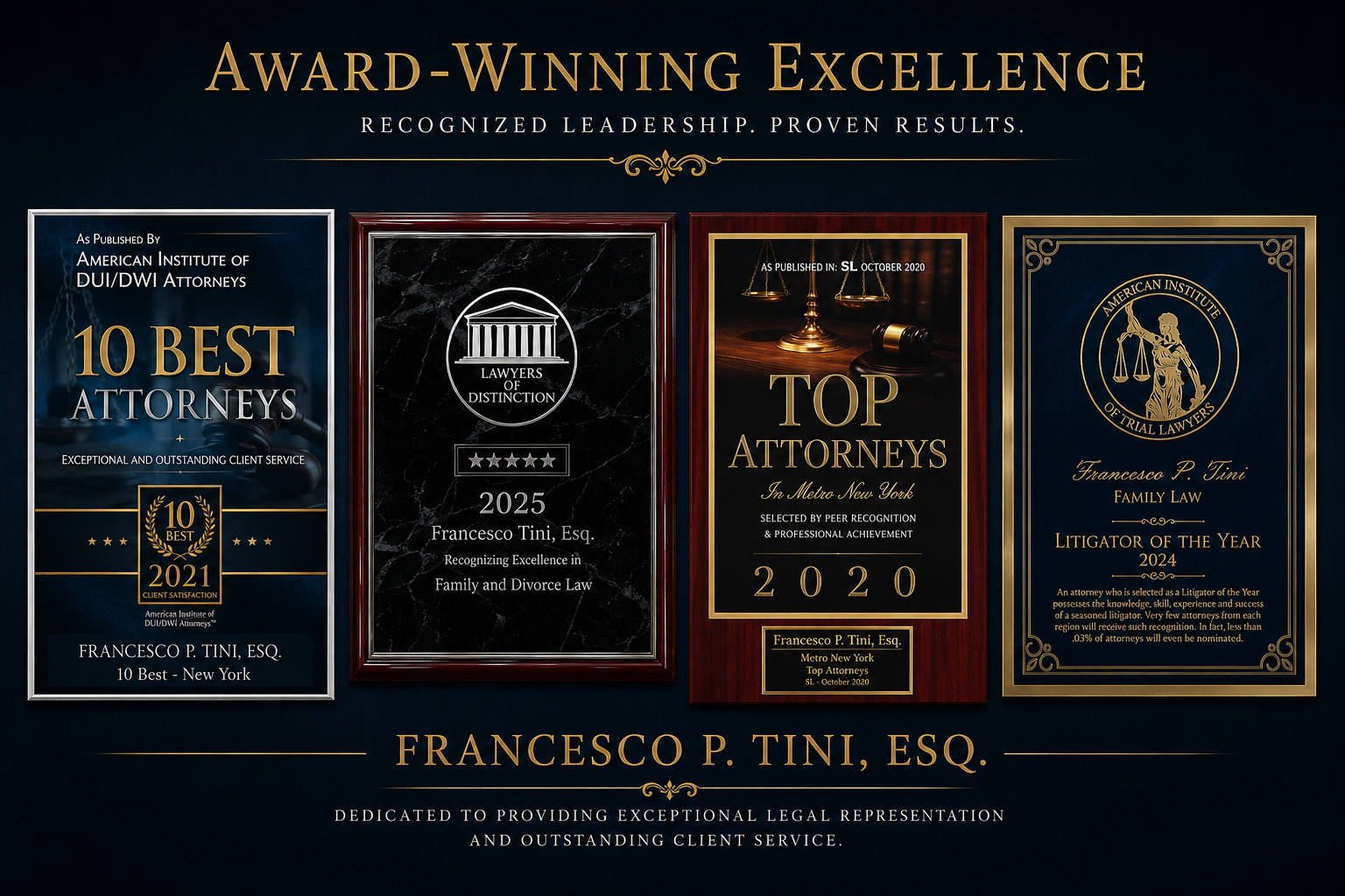 Francesco P. Tini, Esq. — Award-Winning Excellence